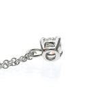 Tiffany Solitaire Diamond · Platinum Necklace