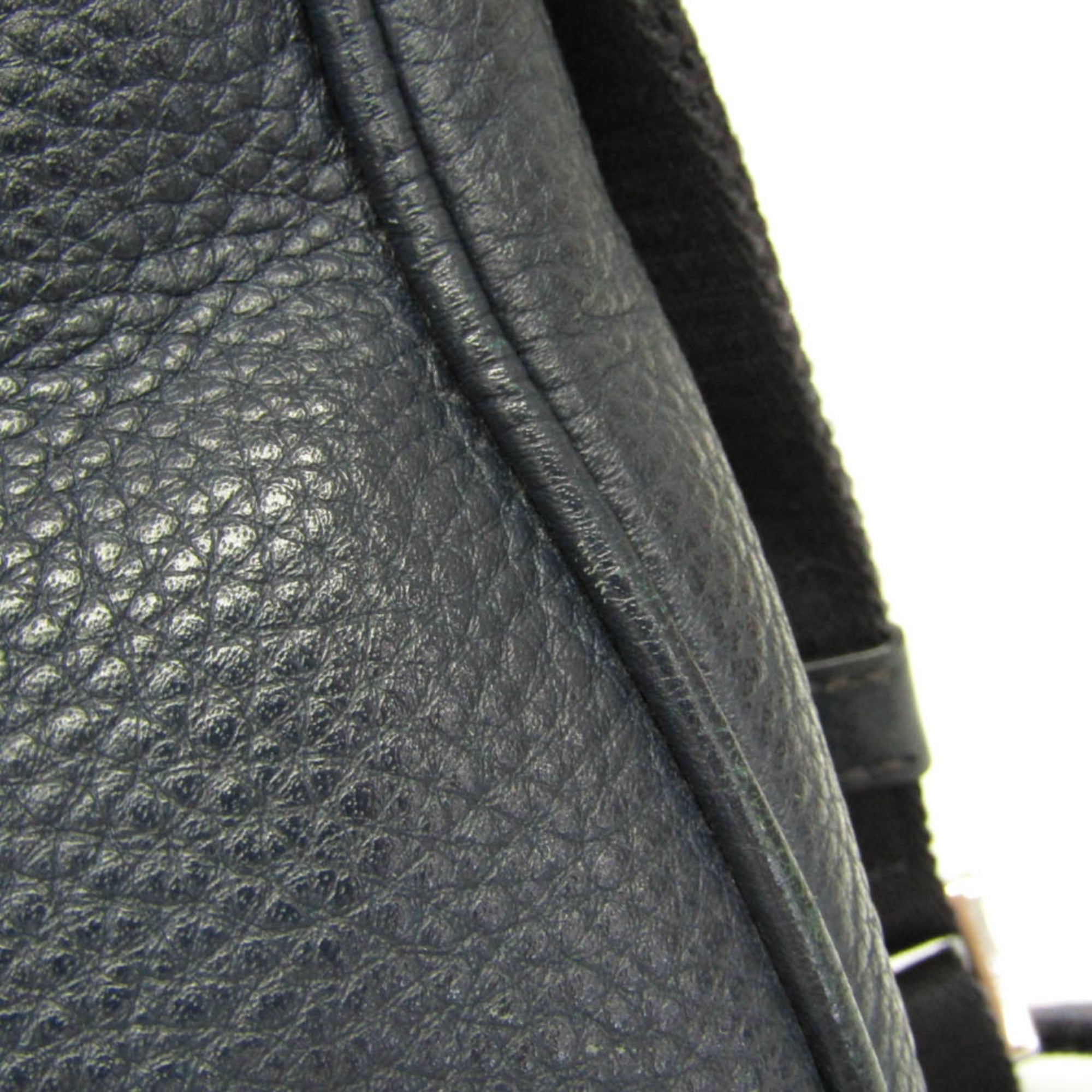 Prada Leather Messenger · Push Lock