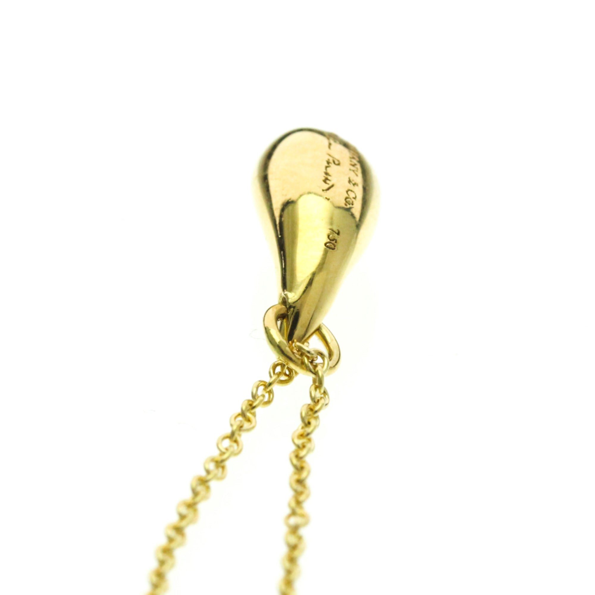 Tiffany Teardrop · 18K Yellow Gold