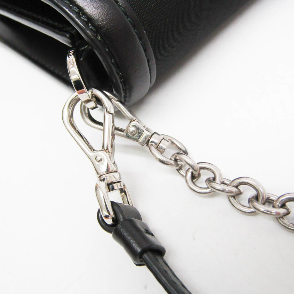 Prada Chain Mini Crossbody · Nylon