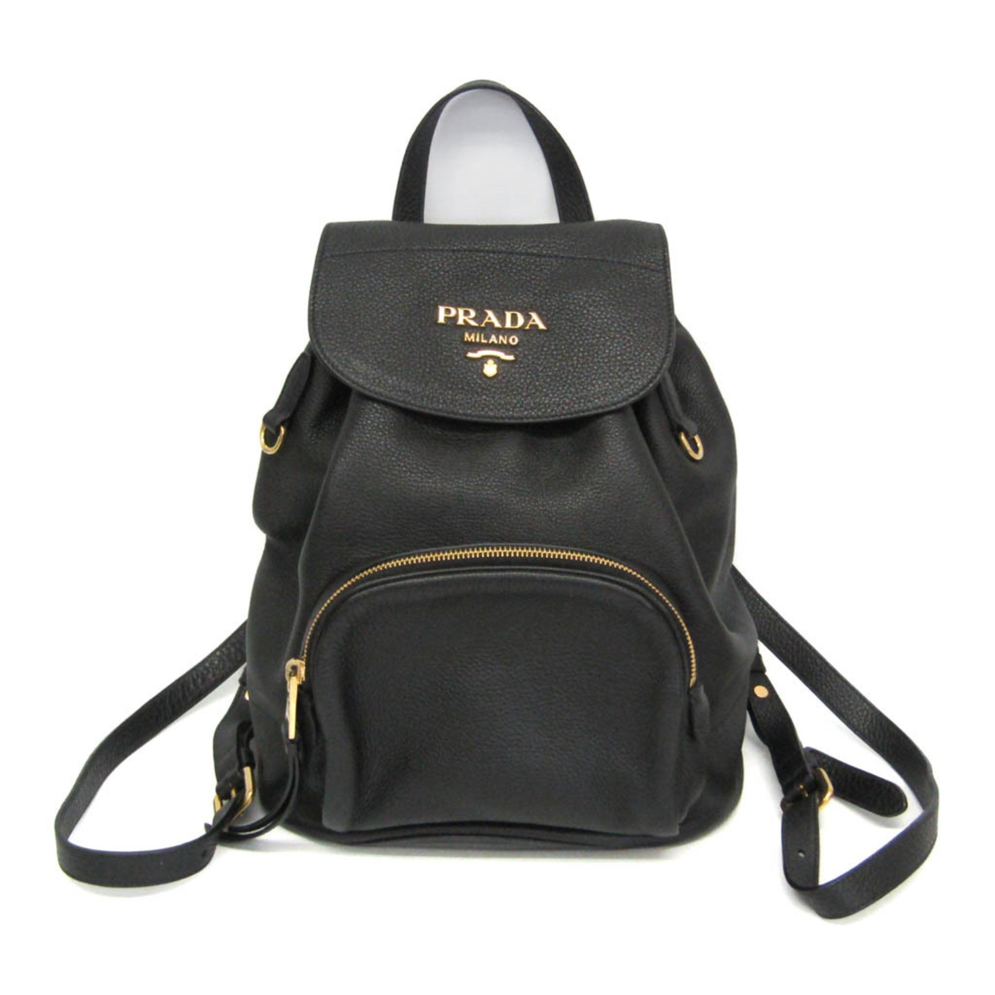 Prada Vitello Daino · Leather Backpack