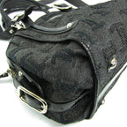 Tod's Small Boston · Canvas & Patent Leather