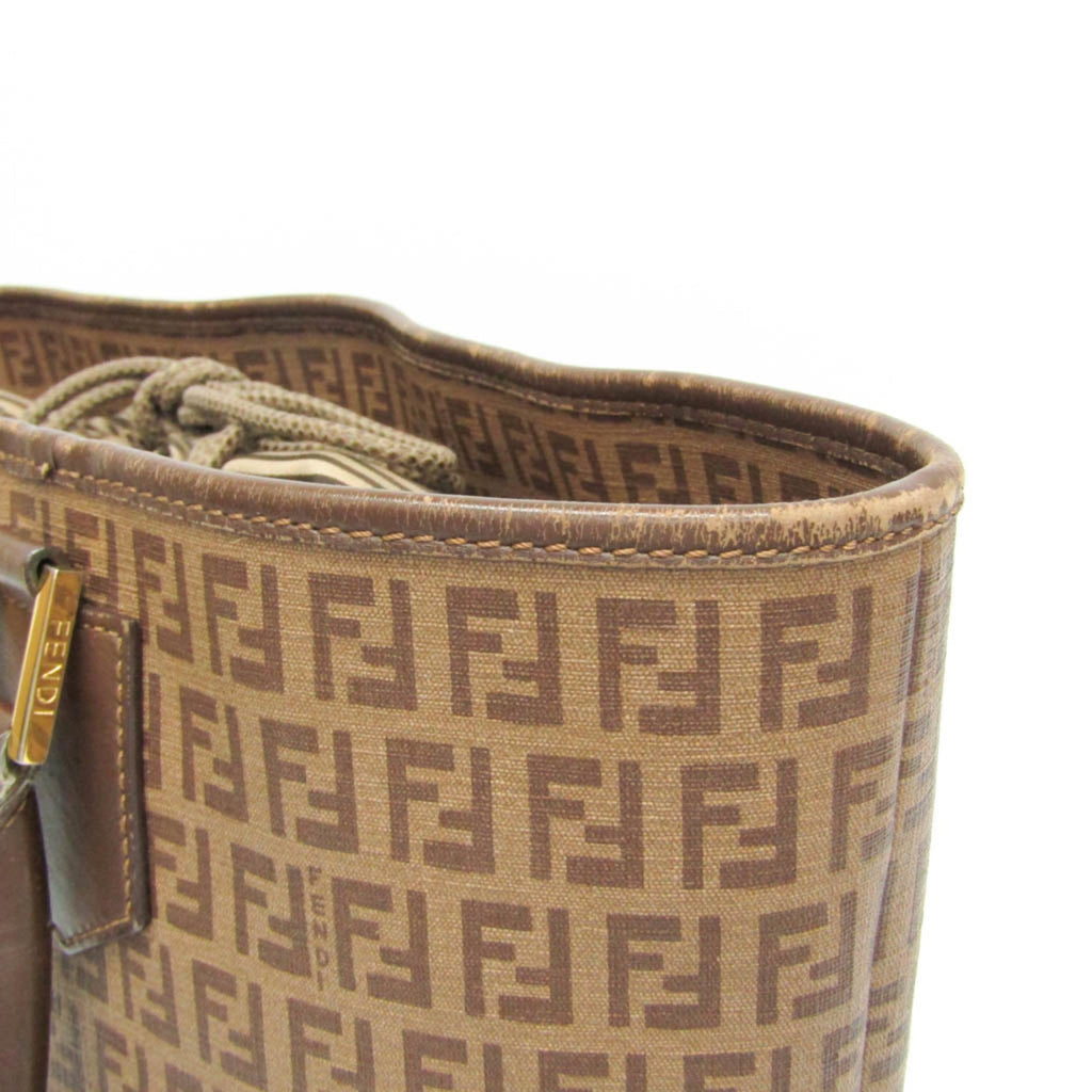 Fendi Zucchino · Coated Canvas Tote