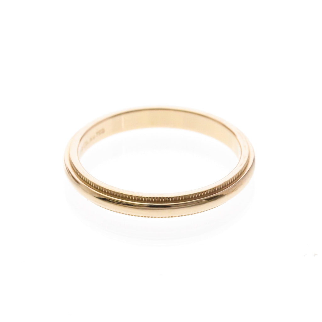 Tiffany Milgrain · 18K Rose Gold