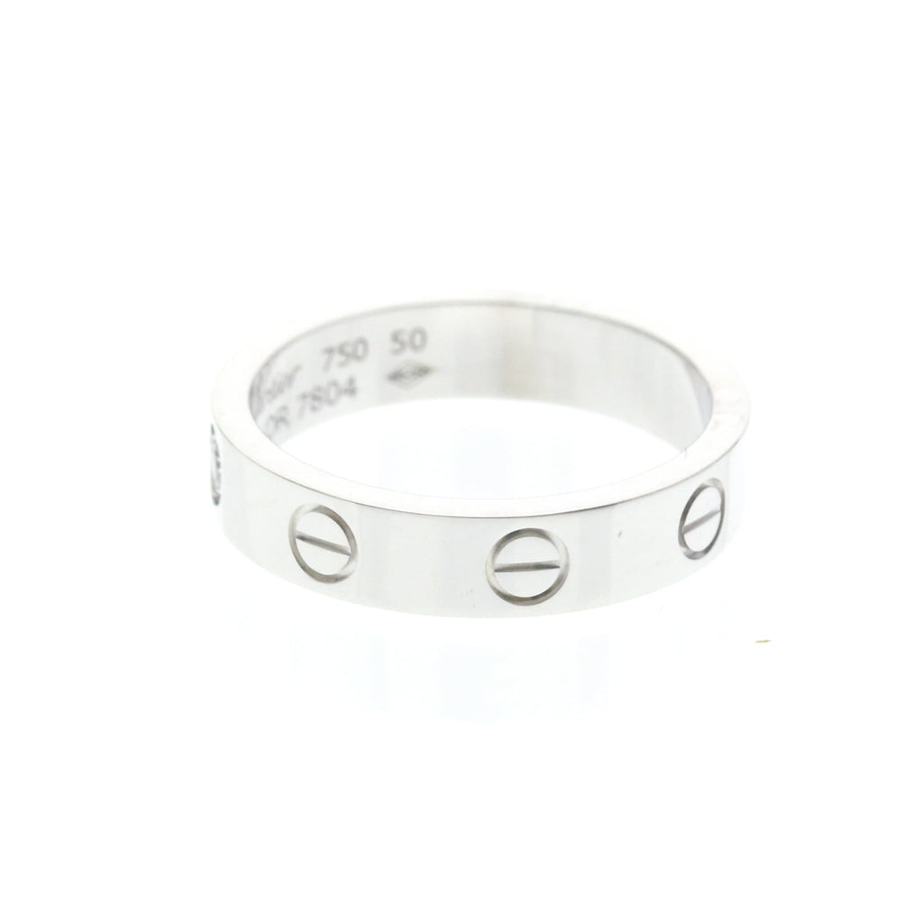 Cartier Mini Love · 18K White Gold · Diamond