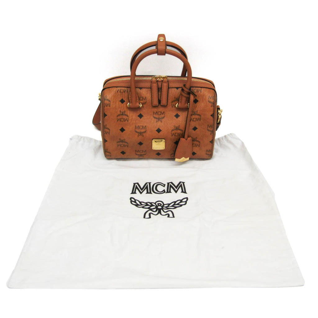 MCM Visetos Essential Boston · Coated Canvas