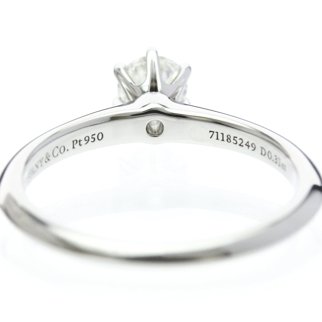 Tiffany Solitaire · 0.31ct Diamond · Platinum