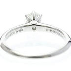 Tiffany Solitaire · 0.31ct Diamond · Platinum