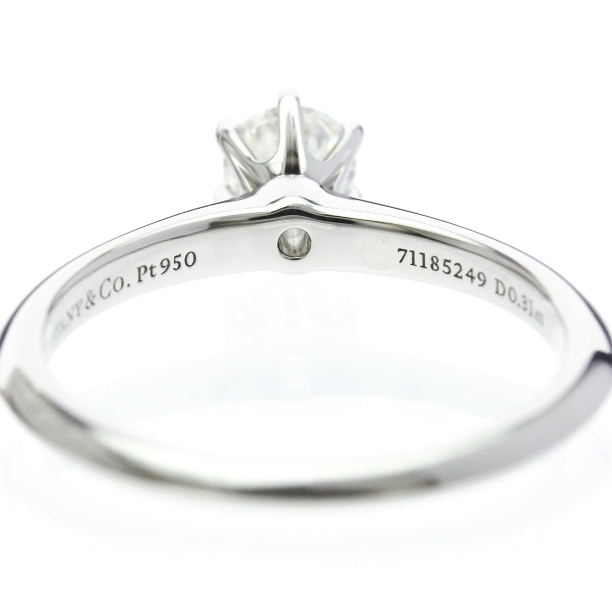 Tiffany Solitaire · 0.31ct Diamond · Platinum