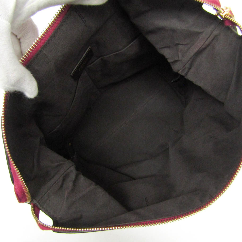 Fendi · Leather Handbag · Bordeaux