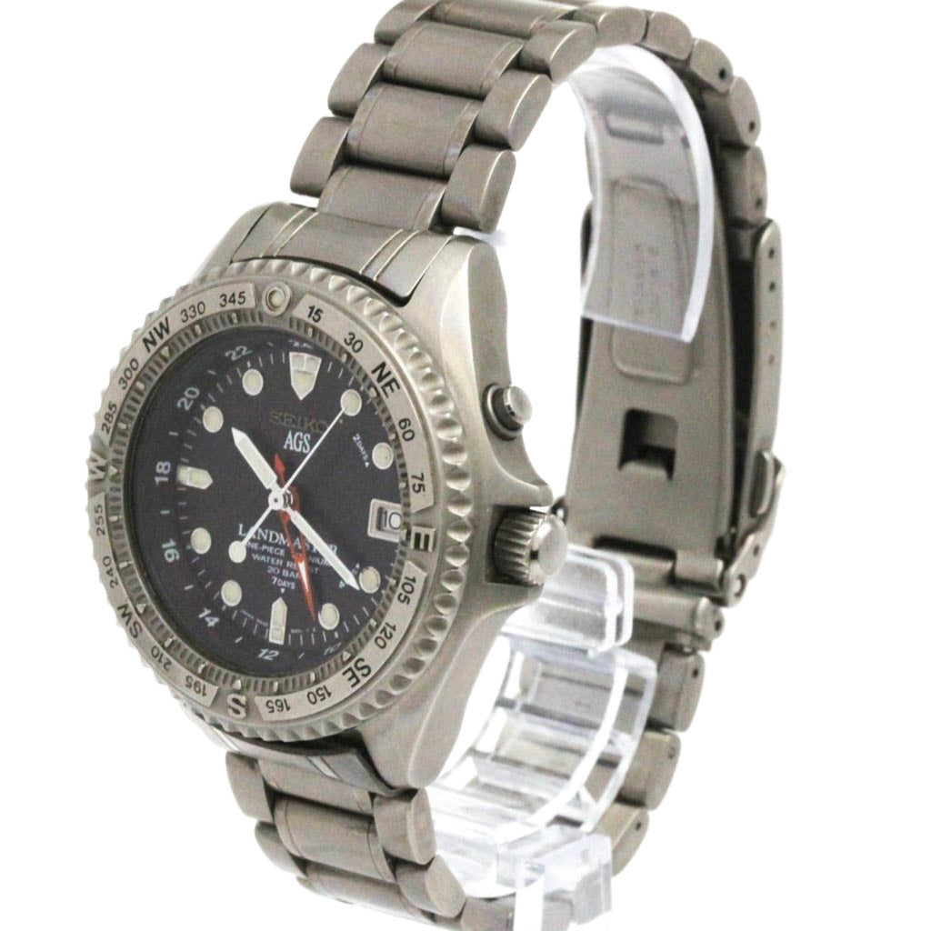 Seiko Land Master Kinetic · Titanium · GMT