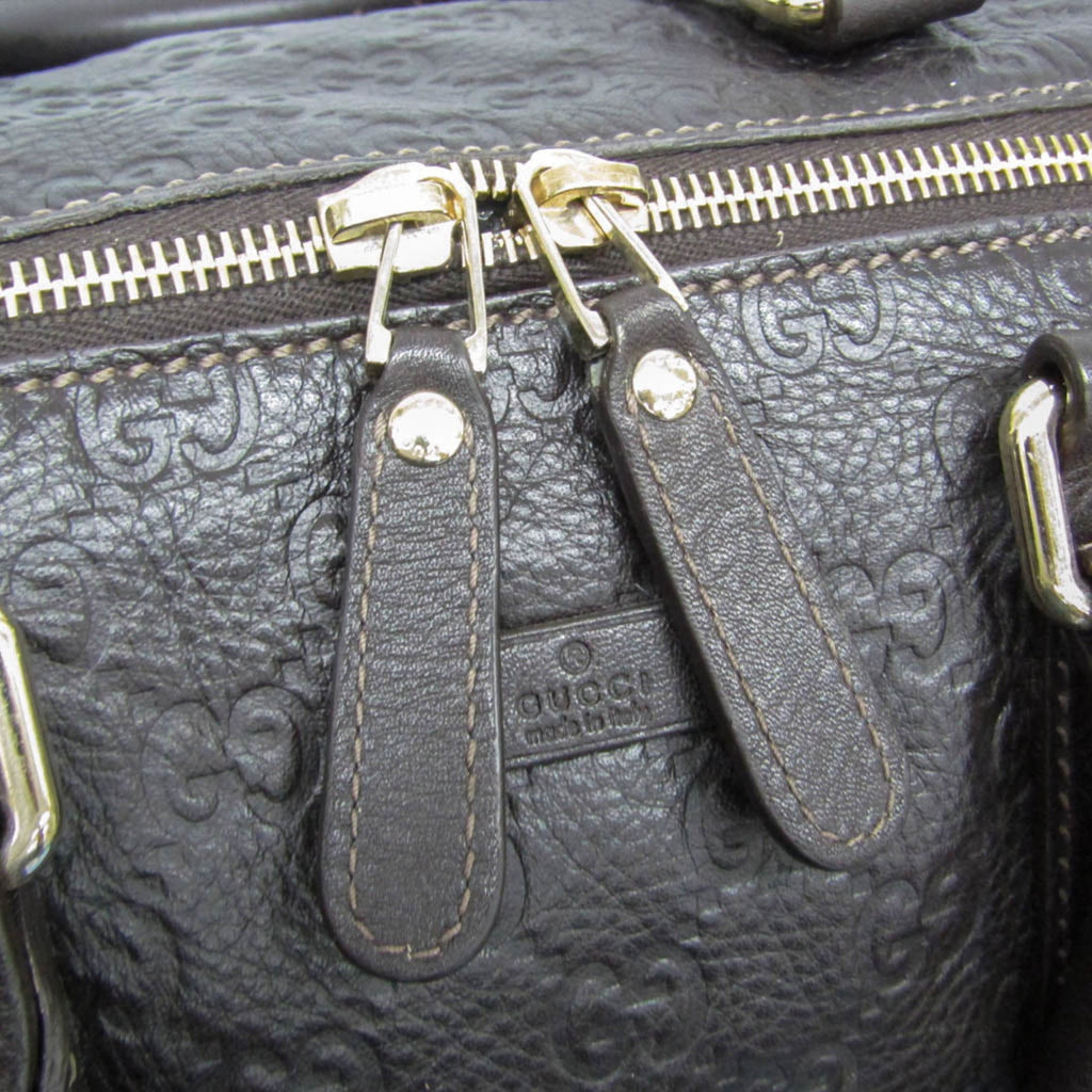 Gucci Guccissima · Leather Boston Bag