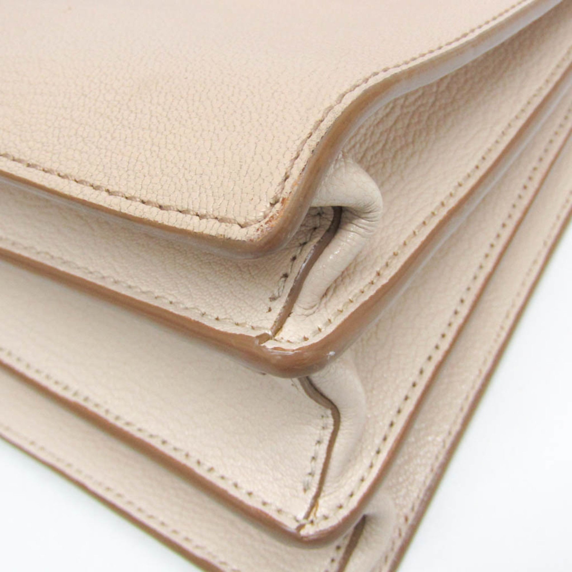 Miu Miu Madras · Leather Shoulder Bag