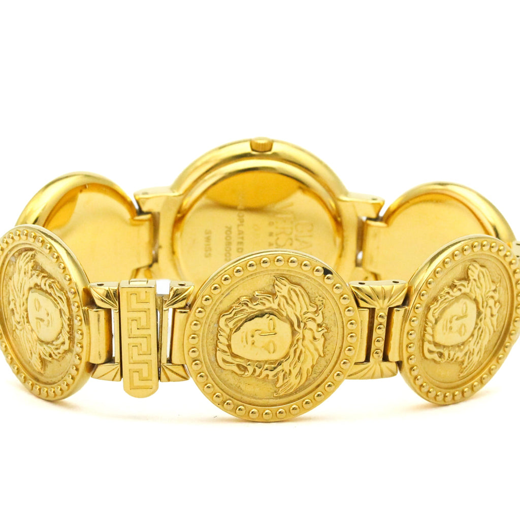 Versace Medusa Coin · Gold Plated
