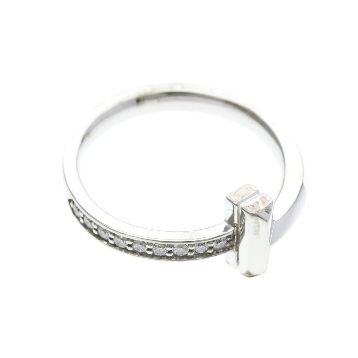 Tiffany T One Narrow · 18K White Gold · Diamond