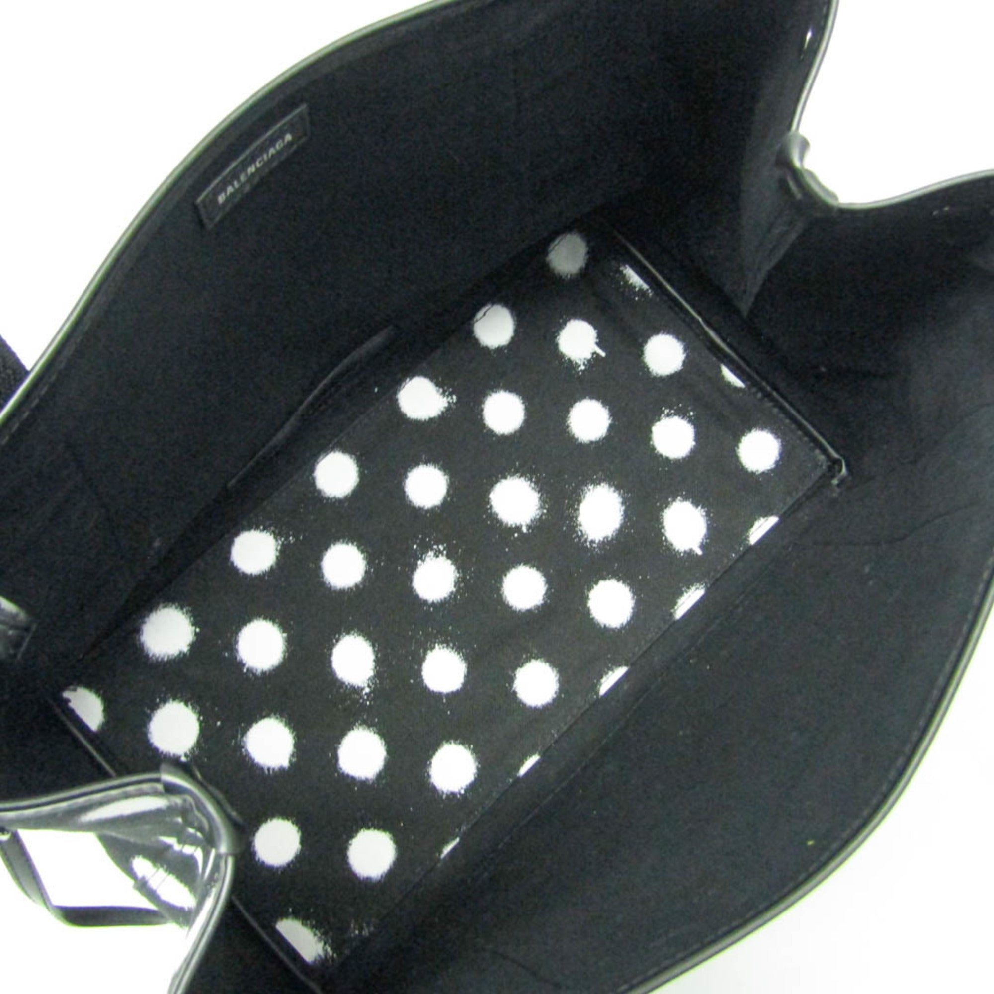 Balenciaga Navy Cabas S · Dot Print