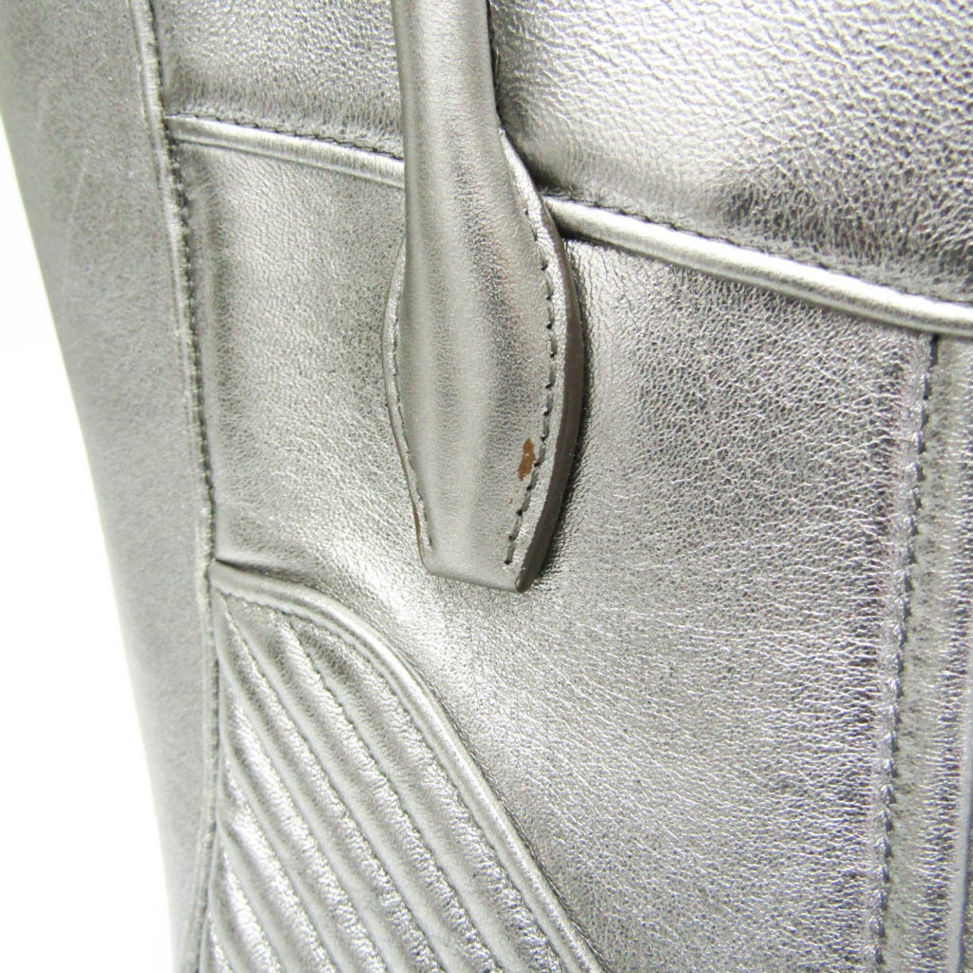 Miu Miu Nappa Biker · Metallic Leather