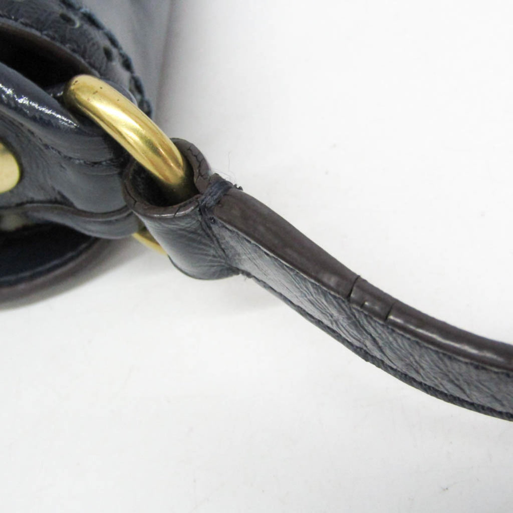 Coach Signature · Denim & Patent Leather
