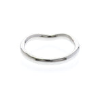 Tiffany Curved Band · Platinum · Diamonds