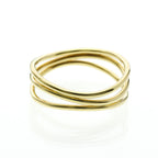 Tiffany Wave 3-Row · 18K Yellow Gold