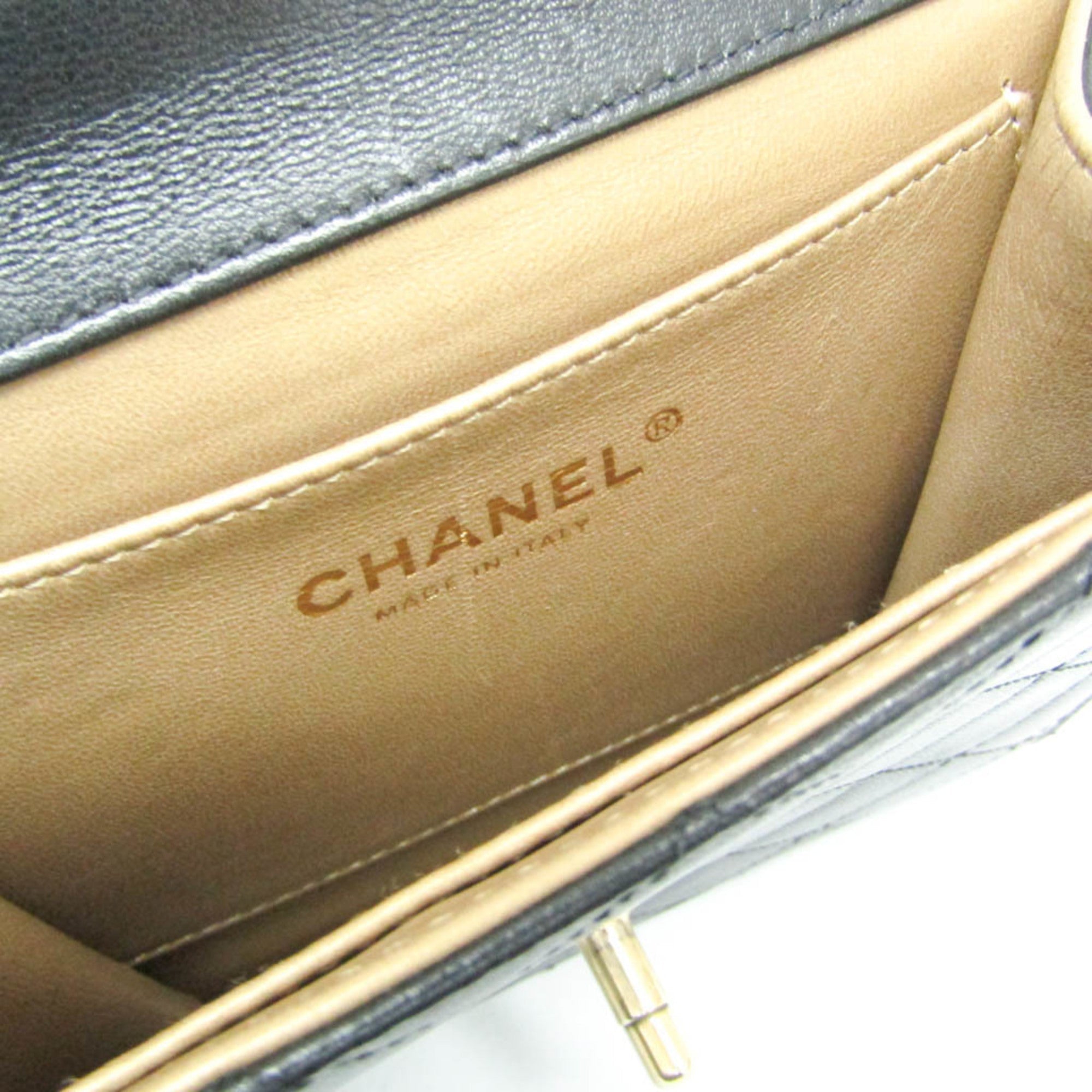 Chanel Matelassé · Lambskin · Pearl Chain