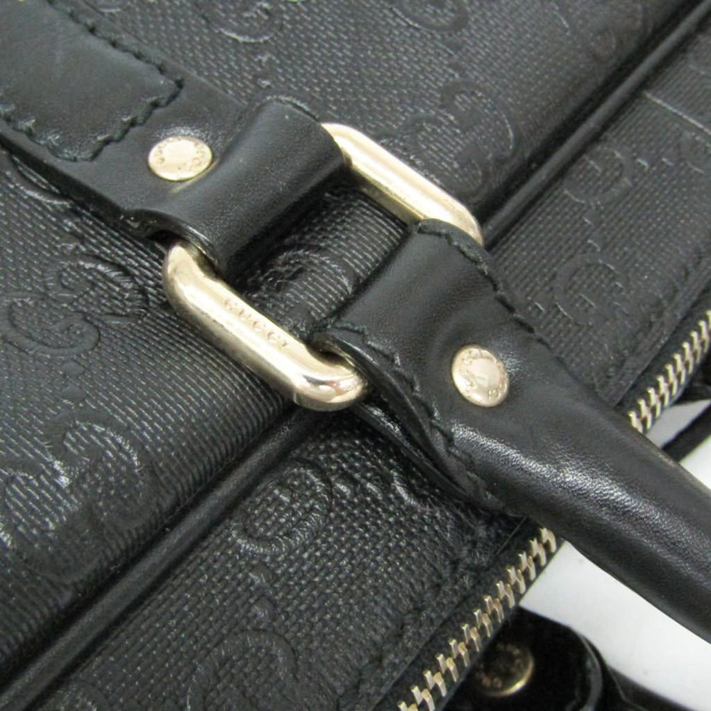 Gucci GG Embossed · Leather Briefcase