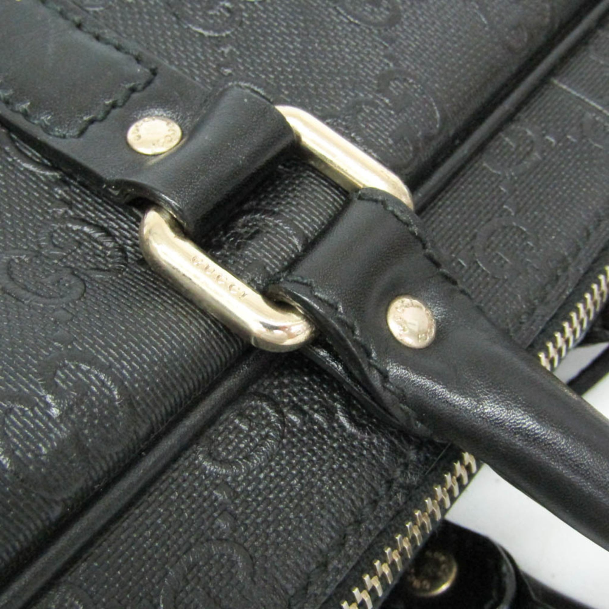 Gucci GG Embossed · Leather Briefcase