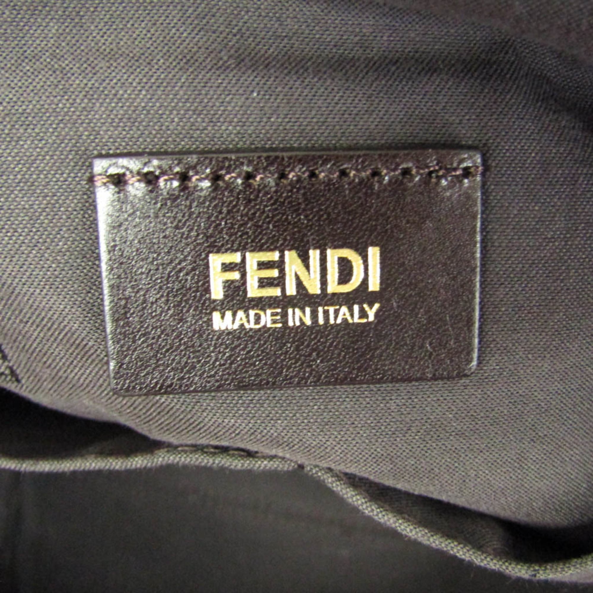 Fendi · Leather Handbag · Bordeaux