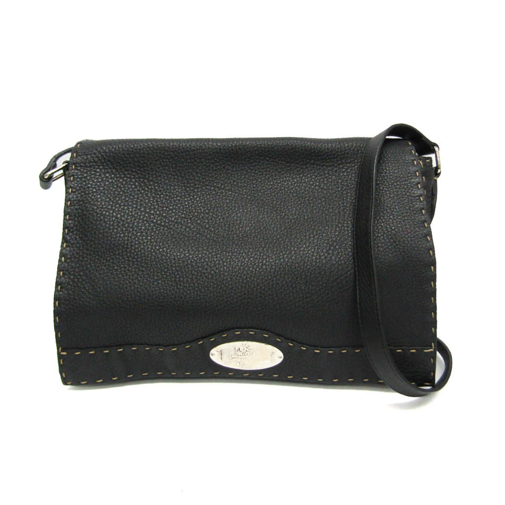 Fendi Selleria · Leather Messenger