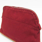 Hermès Bolide MM · Canvas & Leather Pouch