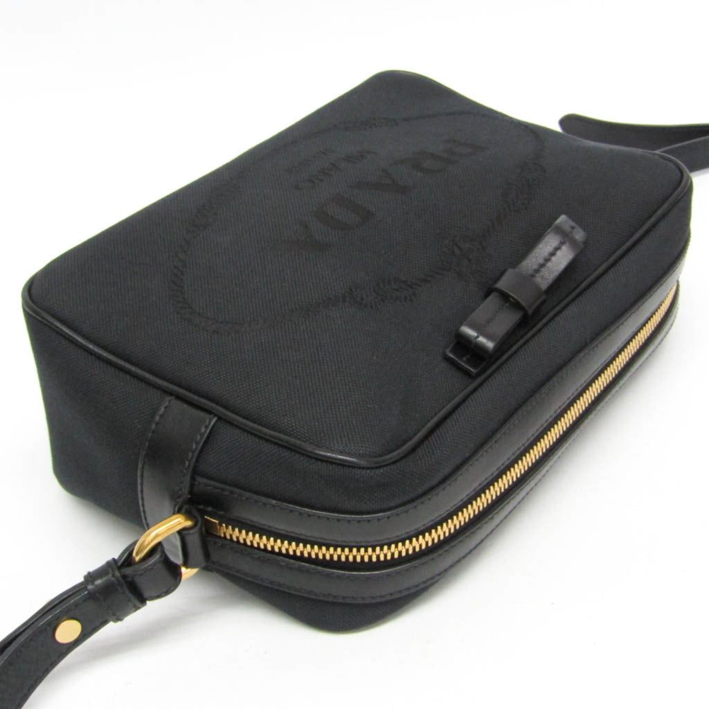 Prada Logo Jacquard · Leather