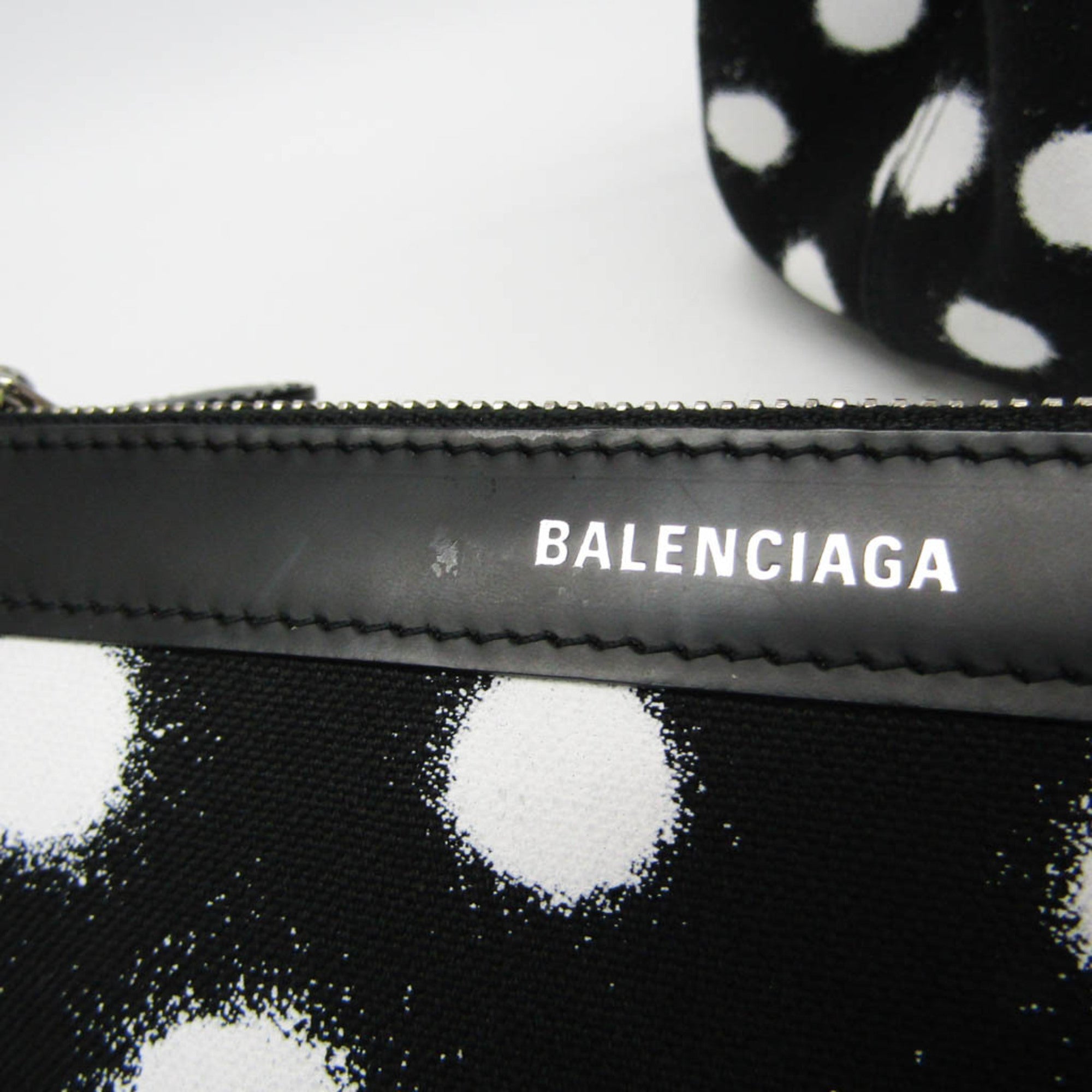 Balenciaga Navy Cabas S · Dot Print