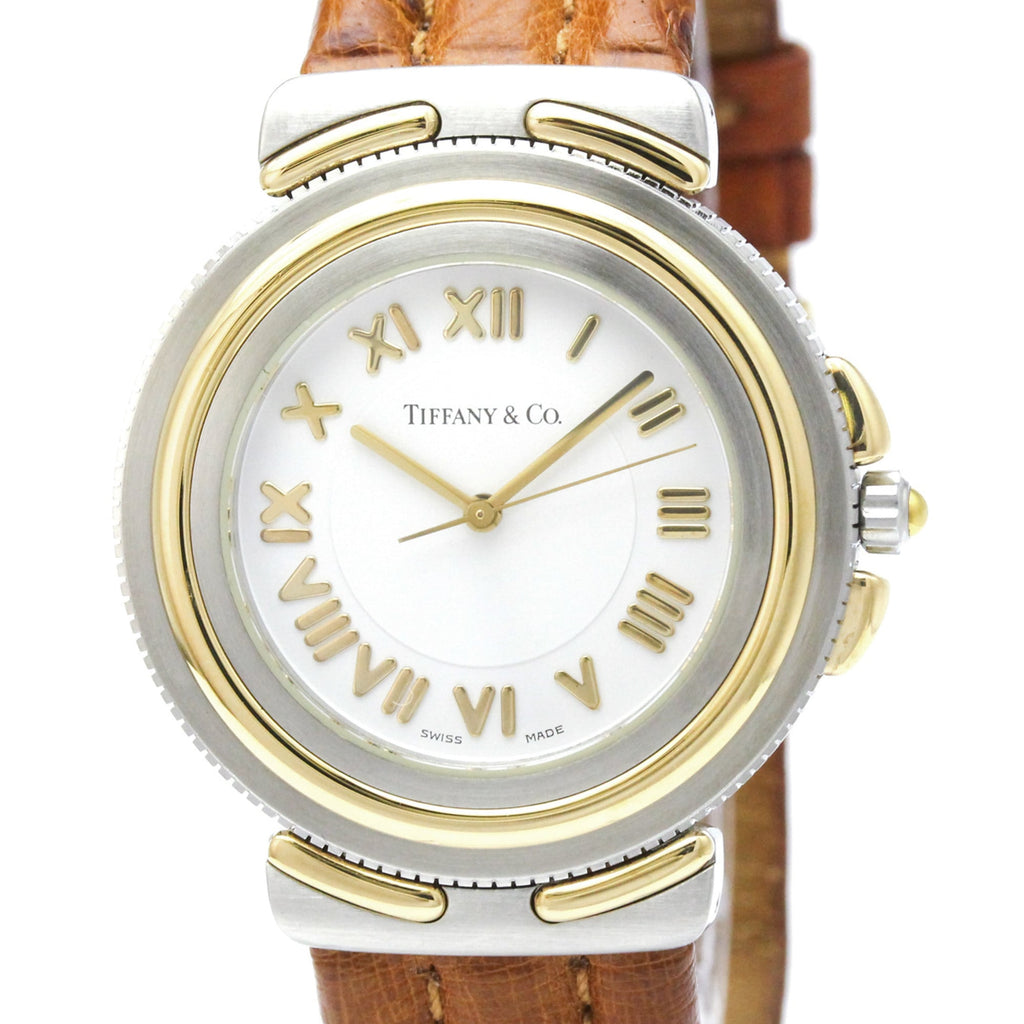 Tiffany Intaglio · 18K Gold & Steel · Quartz