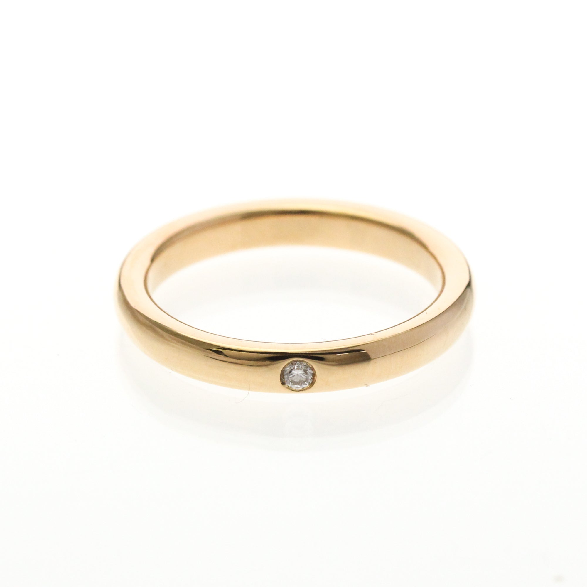 Tiffany Stacking Band · Diamond · Rose Gold