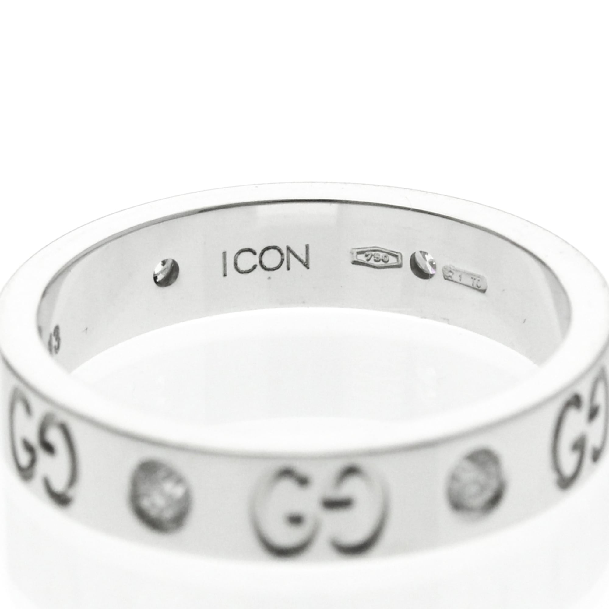 Gucci Icon · Diamond · 18K White Gold