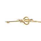 Tiffany Knot Key · 18K White Gold · Diamond