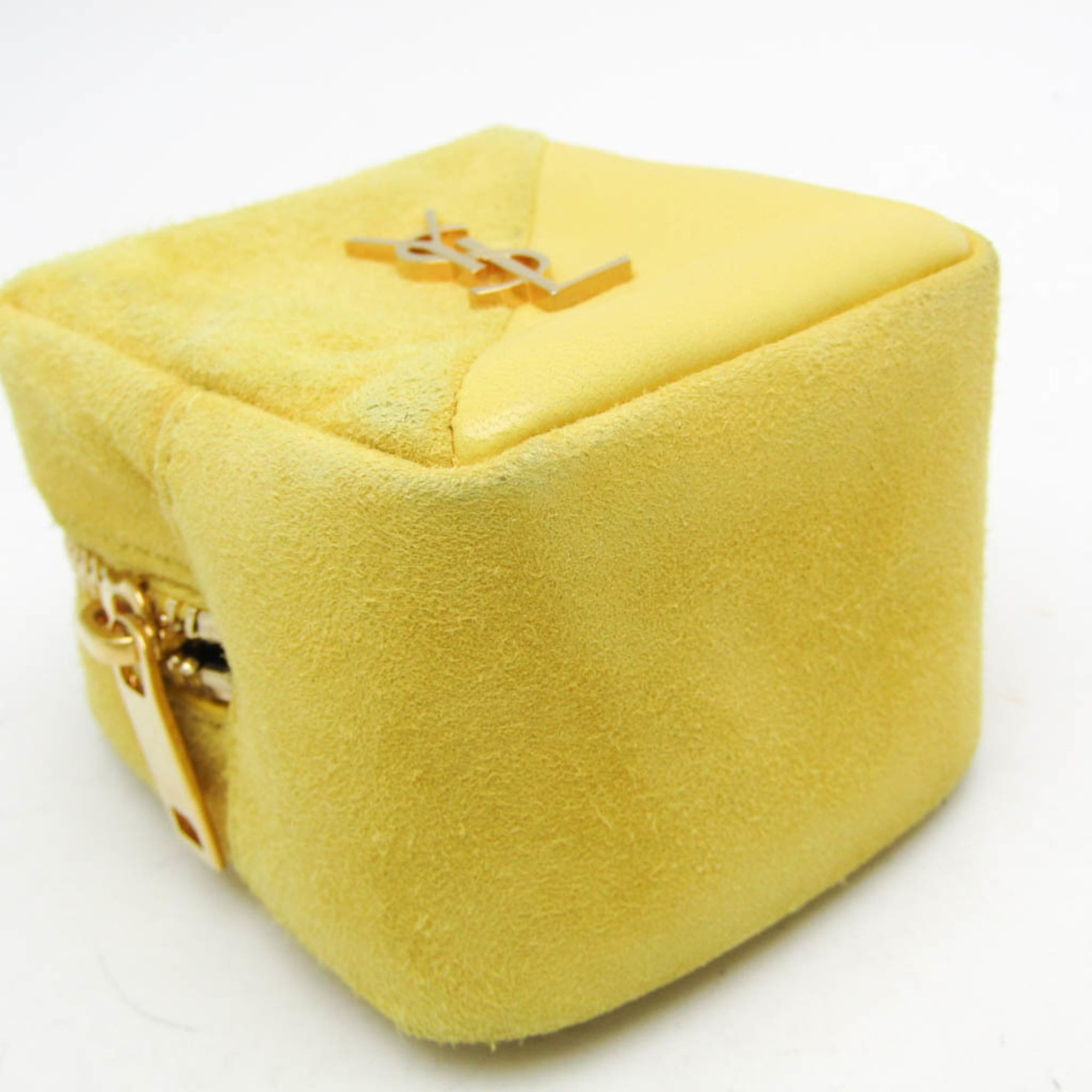 Yves Saint Laurent Cube Charm · Suede