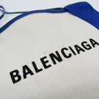 Balenciaga Navy Cabas XS · Canvas