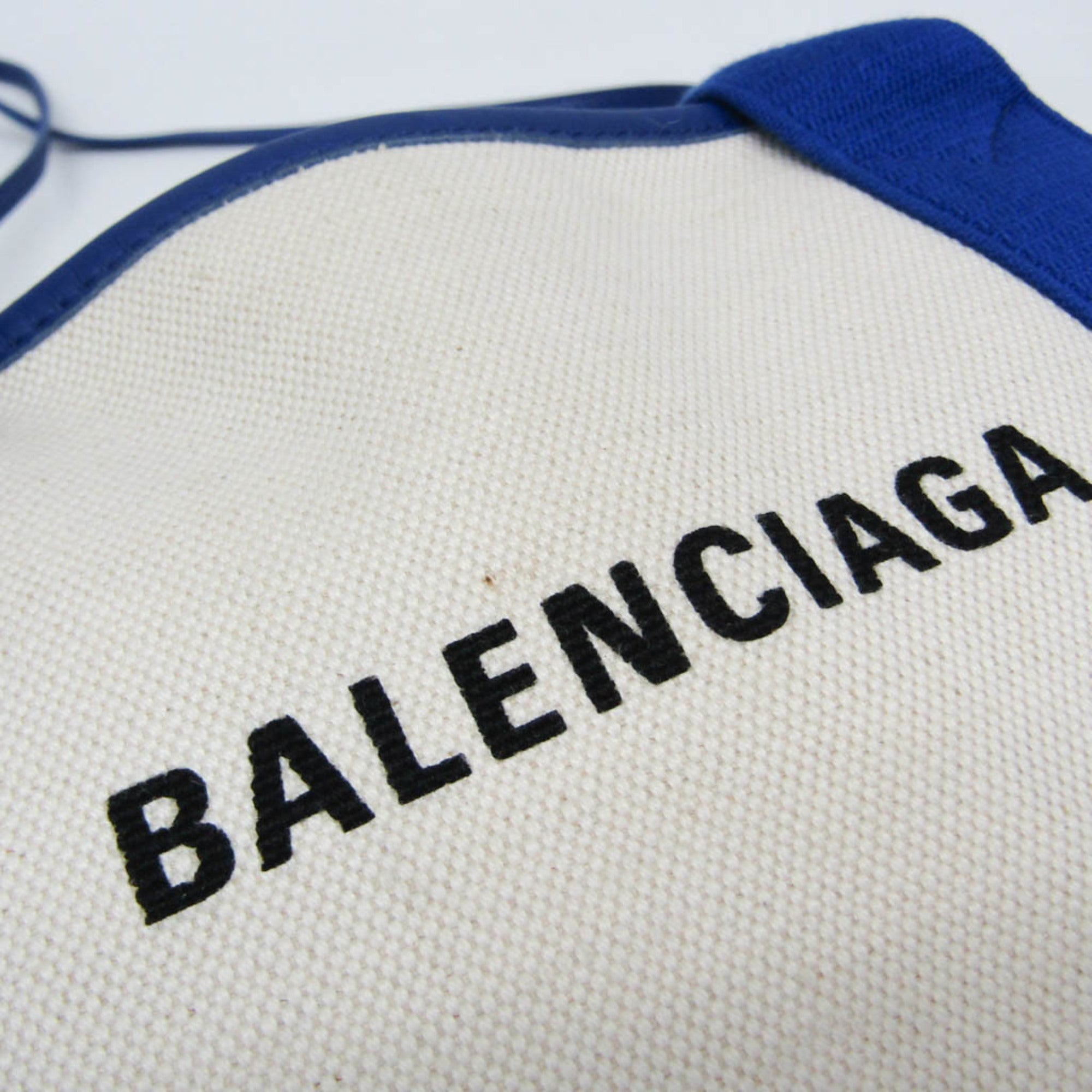 Balenciaga Navy Cabas XS · Canvas
