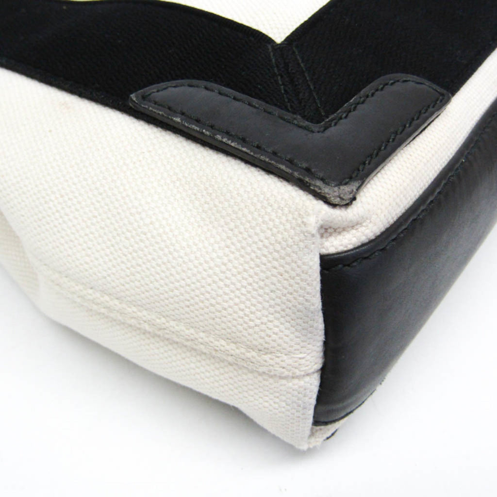 Balenciaga Navy Cabas XS · Canvas & Leather