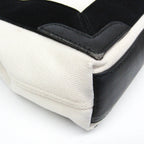 Balenciaga Navy Cabas XS · Canvas & Leather