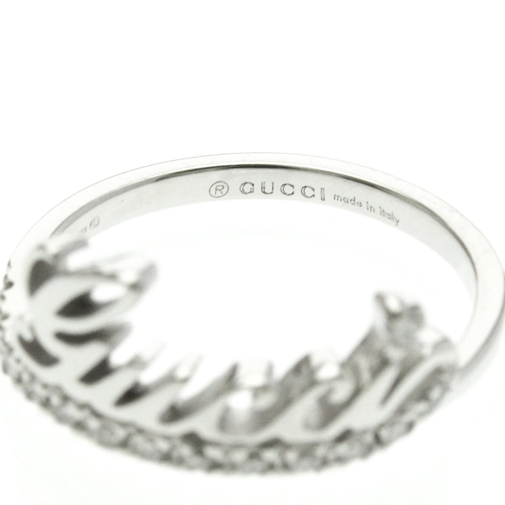 Gucci Logo Signature · 18K White Gold · Diamond