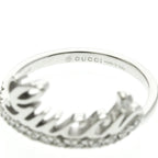 Gucci Logo Signature · 18K White Gold · Diamond