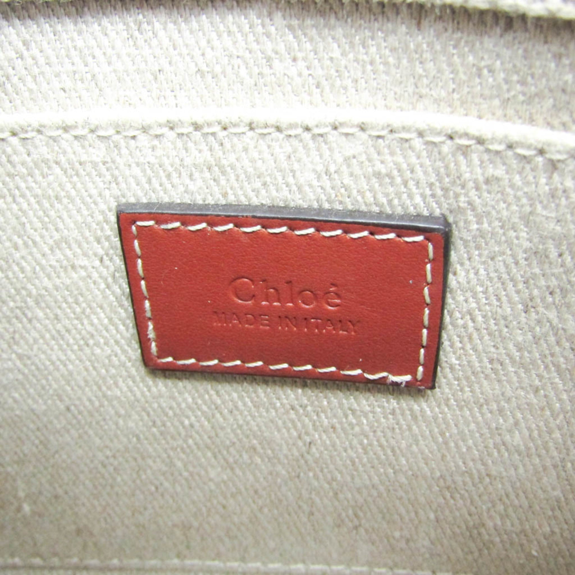Chloé Woody Mini · Canvas & Leather