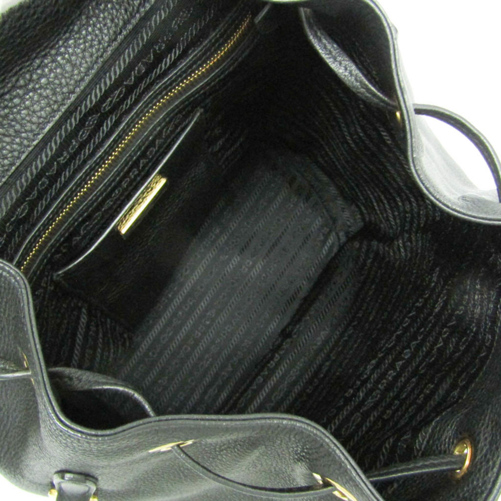 Prada Vitello Daino · Leather Backpack
