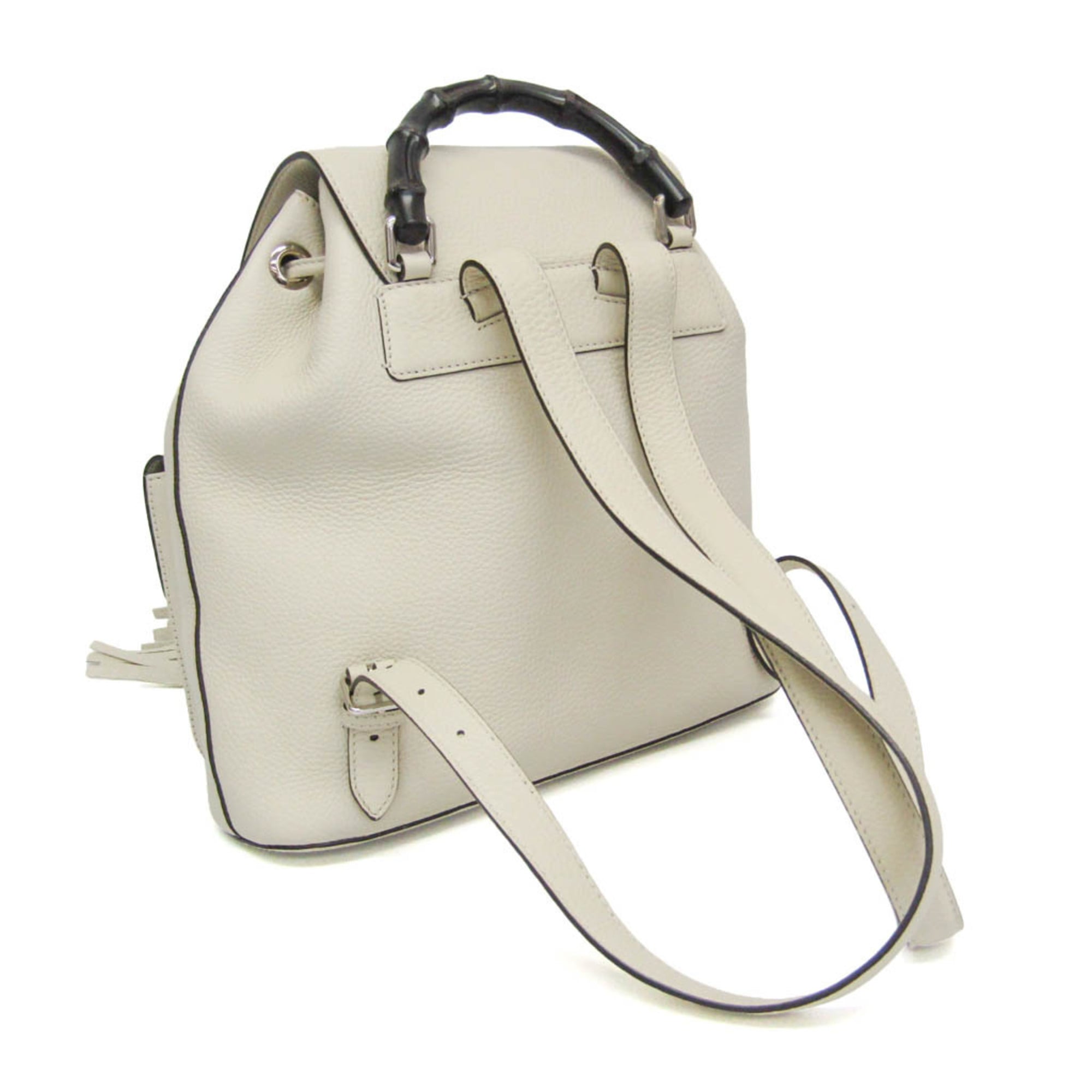 Gucci Bamboo · Leather Backpack