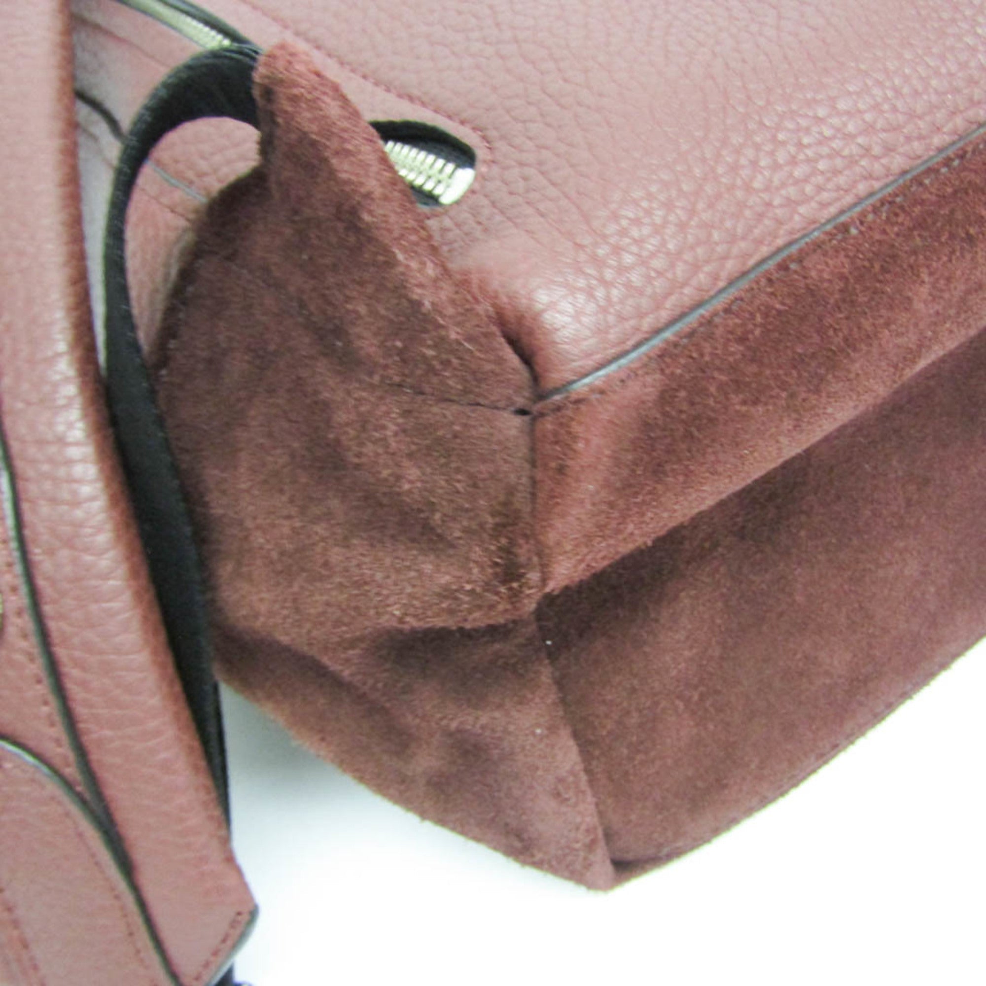 Coach Manhattan · Leather & Suede Backpack