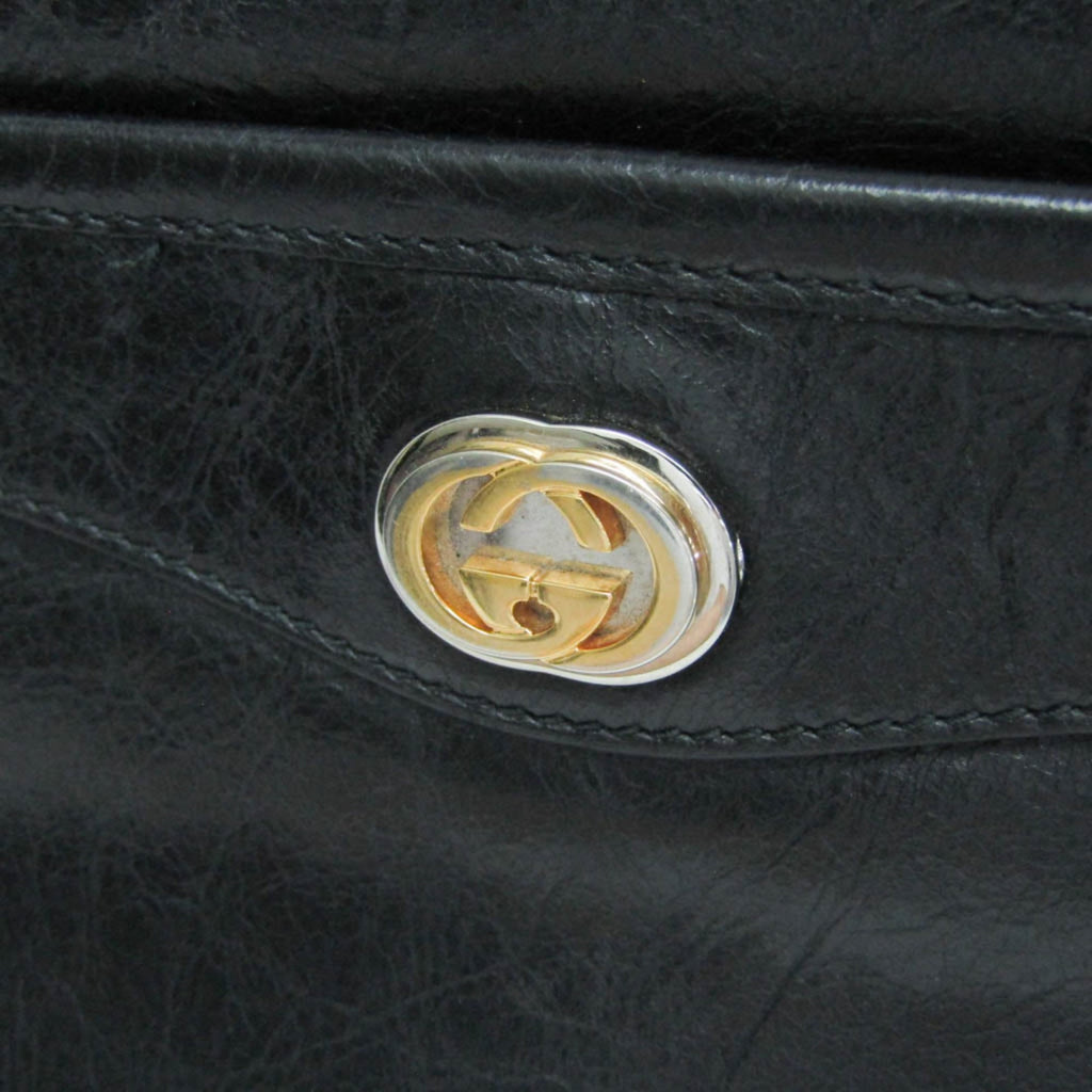 Gucci Interlocking · Leather Clutch