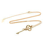 Tiffany Knot Key · 18K White Gold · Diamond