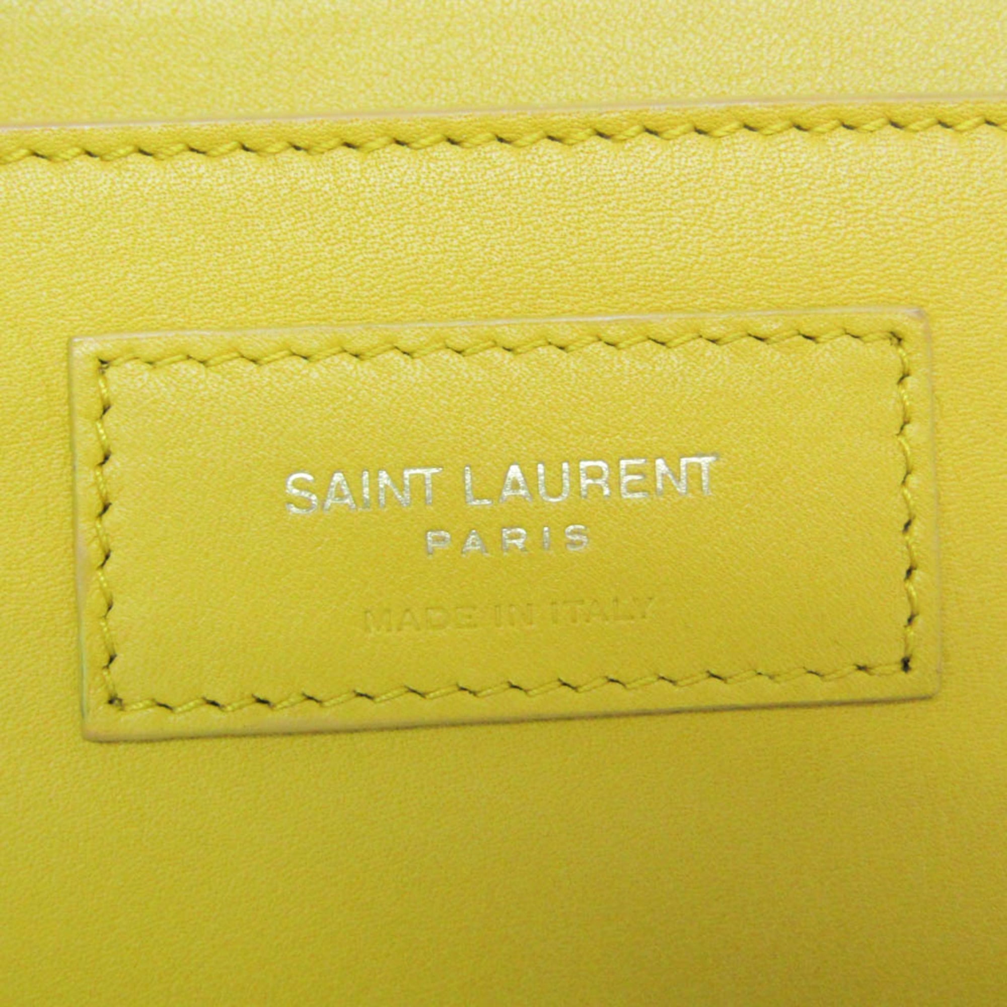 Saint Laurent Small Hobo Chain · Leather